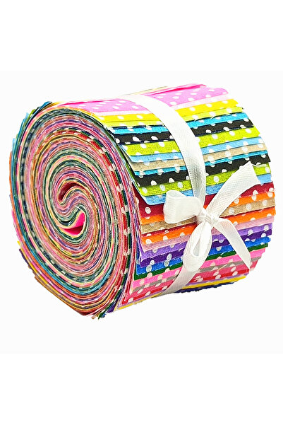 Choice 6.5-50CM 40PCS 40Pcs Fabric Strips Quilting Jelly Rolls Patchwork Craf...