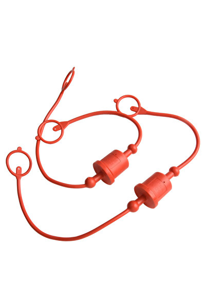 Choice3 غطاء مانع للغبار لوصلة الفصل السريع الهيدروليكية ISO-A، طقم أحمر من ق...