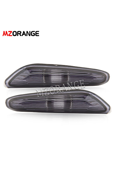 Choice 2 pcs Smoked 2 pcs Smoked Side Marker Turn Signal Lamp Repeater for BM...