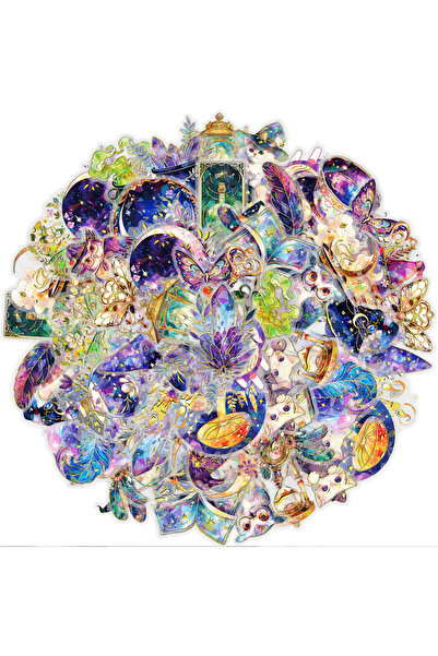 Choice 30 قطعة من ملصقات الكتابة على الجدران بتقنية الليزر، ملصقات نابضة بالح...