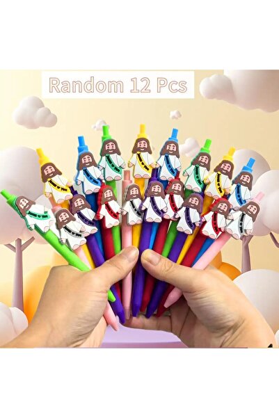 Choice 12 قطعة من أقلام بتصميم ممتع بموضوع الإيمان واليسوع، تصميم لطيف، مثالي...