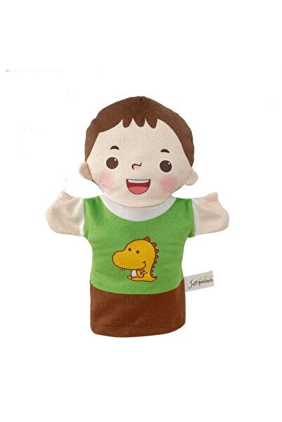 Choice دمية يد عائلية بطول 25 سم، تمثل الجد والجدة والابن والابنة، مع قفازات ...