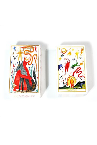 Choice Lilifer Tarot 10.3*6 Cm 78 Cps Illustration Was Intuitively Painted By...