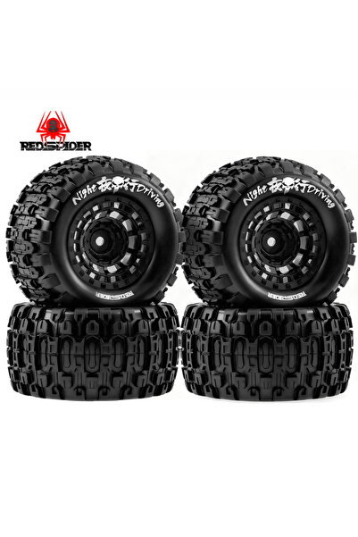 Choice 4 قطع من عجلات وإطارات RS459 RED SPIDER و 4 قطع من عجلات وإطارات OGRC ...