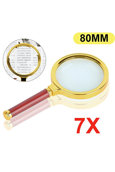 Choice 80MM-7X 10x/8x/7x/6x/5x Handheld Reading Magnifier High Definition Opt...
