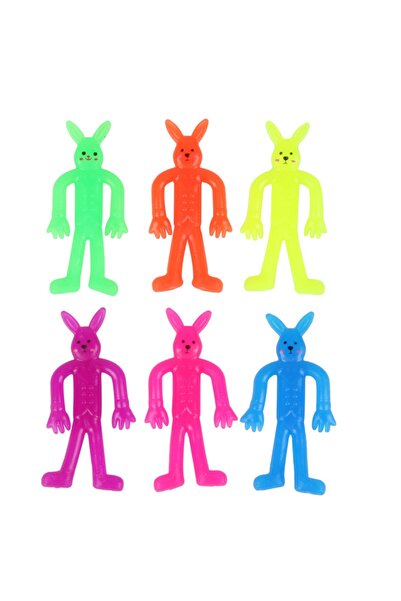 Choice 10PCS 10-50Pcs Fun Soft Plastic Stretch Bunny Cheers Easter Birthday W...
