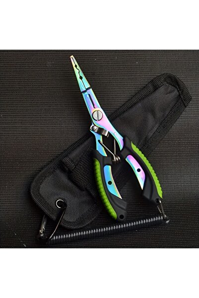 Choice كماشة صيد متعددة الوظائف من الفولاذ المقاوم للصدأ الأخضر، مطلية بالتيت...