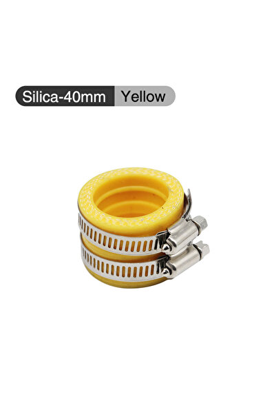 Choice أنبوب مدخل مشعب سحب مكربن ​​دراجة نارية ألكونستار أصفر اللون، 40 مم