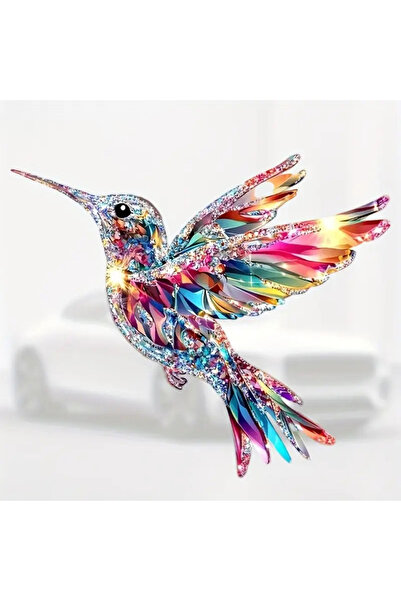 Choice ملصقات سيارات زخرفية مرحة على شكل طائر الطنان، مصنوعة من مادة PVC، بطو...