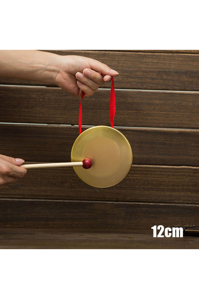 Choice1 12cm Causeway Folk Musical Instrument Gong Hand Gong With Wooden Stic...