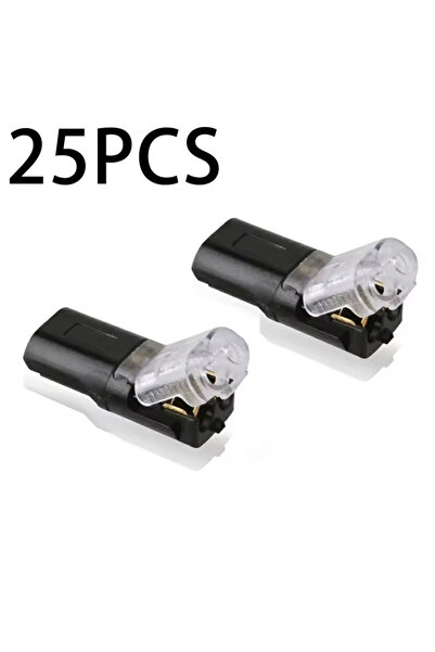 Choice 25 قطعة من موصلات LED ثنائية الخطوط D2 قابلة للفصل لا تتطلب لحامًا، تت...