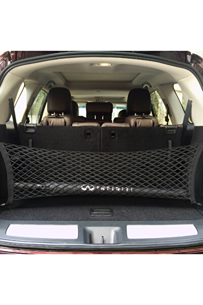 Choice منظم شبكي ثنائي الطبقات لصندوق السيارة، 90×30 سم، حقيبة تخزين متينة مز...