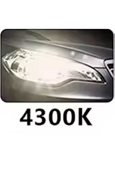 Choice10 مصابيح أمامية LED H7 4300K ​​دافئة، 300 واط، 300000 لومن، قطعتان، مص...