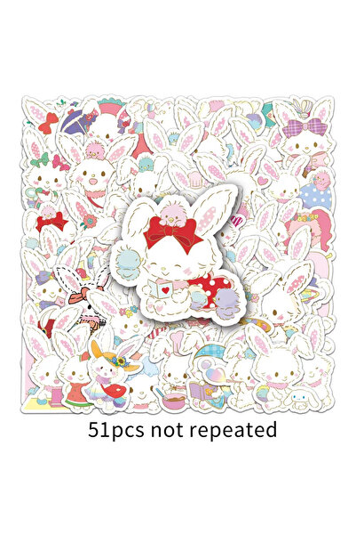 Choice 51 قطعة من ملصقات سانريو الكرتونية اللطيفة "Wish Me Mel" لتزيين الخوذا...