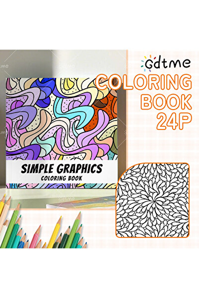 Choice كتاب تلوين متعدد الرسومات البسيطة للأطفال والكبار: دفتر رسم كبير مع صف...