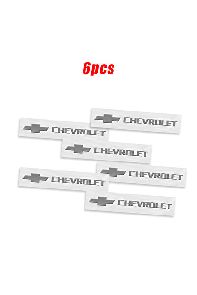 Choice 6 قطع من ملصقات شعار سيارة شيفروليه (6/10 قطع) لتزيين مساحات زجاج السي...