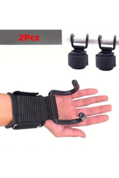 Choice 2pcs 2pcs Fitness Training Assist Hook - Double Hook Horizontal Bar, A...