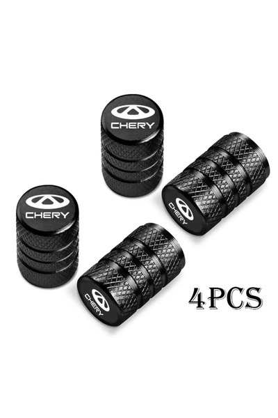 Choice مجموعة أغطية صمامات إطارات عجلات السيارة من شيري-7، 4 قطع، أغطية مانعة...