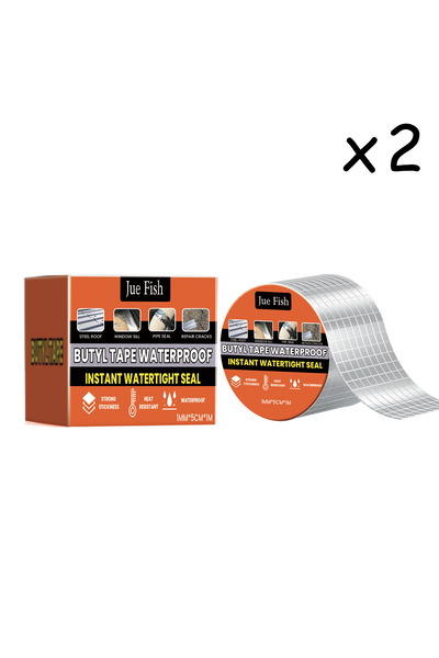 Choice شريط بوتيل مقاوم للماء، قطعتان، لإصلاح تسربات الأسقف، مانع للتسرب، مقا...