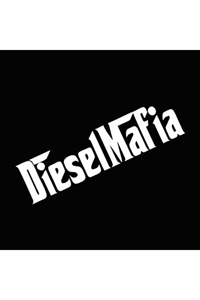 Choice ملصقات سيارات فينيل ديزل مافيا، مقاس 12×3 سم، لون أبيض، G067، أسود/فضي...