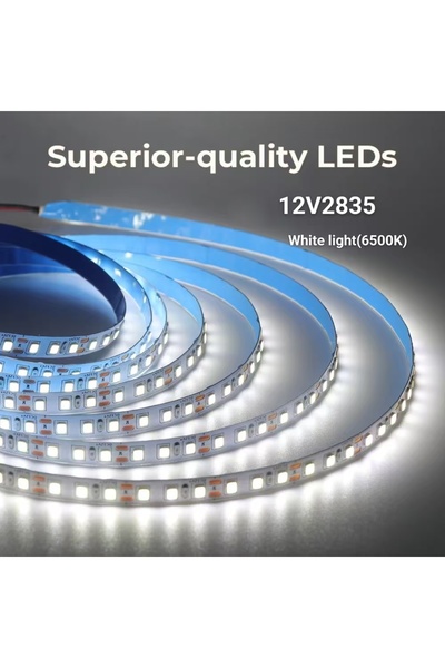 Choice No 5m 12V 6500K 12V Led Strip Light 16.4 Feet (5m) Per Roll/32.8 Feet ...