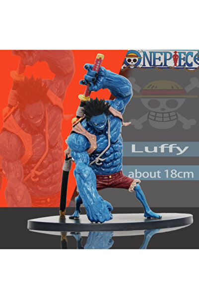 BANDAI تمثال لوفي الكابوس من أنمي ون بيس، بطول 18 سم، مجسم قابل للتجميع، دمية...