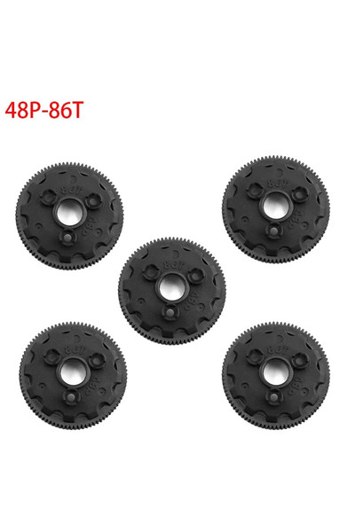 choice2 5Pcs 86T 5PCS 48P 83T Spur Gear Upgrades Part for 1/10 Slash Rustler ...