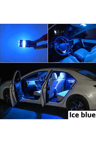 Choice Ice Blue 11Pcs Car LED Interior Map Dome Light Kit Canbus For Honda Ci...