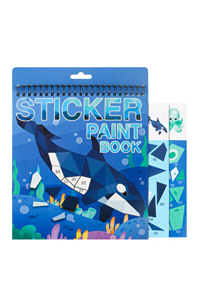 Choice Ocean Kids Ages 4-8 Sticker Book Craft 1PCS Sticker by Number Brain Ga...