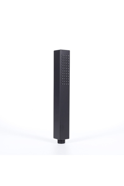 Choice black Square Handheld Shower Head Single Function Universal Water-savi...
