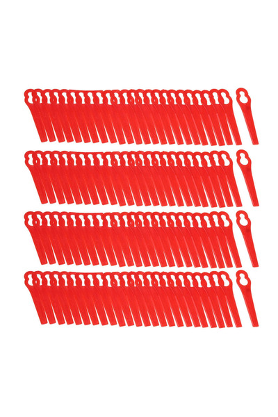 Choice 100pcs 20/60/100/120pcs Strimmer Blades Plastic L83 Grass Cutting Blad...