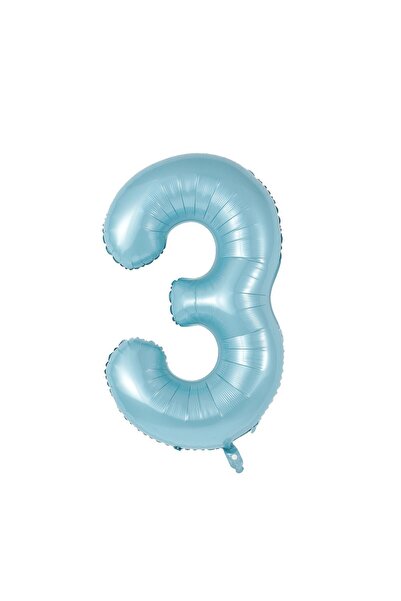 Choice3 بالون واحد مقاس D كبير 40 بوصة أزرق لؤلؤي رقم 0، بالون عيد ميلاد سفار...