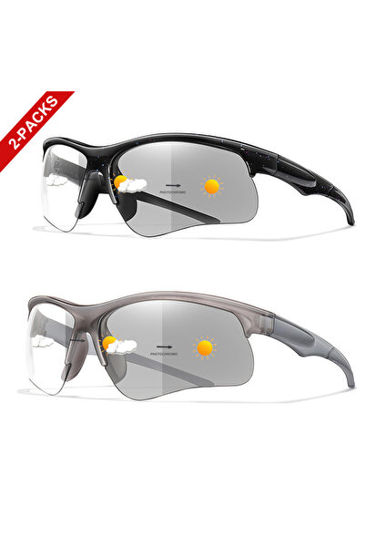 Choice نظارات شمسية LOISRUBY BZ16-17 (عبوتان) فوتوكرومية للصيد، مناسبة للرجال...