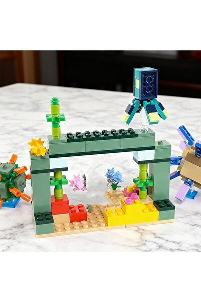 Choice مجموعة مكعبات بناء من سلسلة ماي بيكسل وورلد، 255 قطعة، بدون صندوق، مع ...