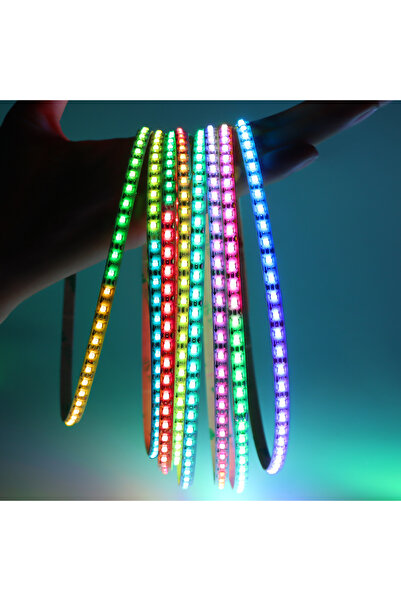 Choice 1M 160 LEDs Smart RGBIC WS2812B IC Pixels LED Strip Light DC5V 160LEDs...