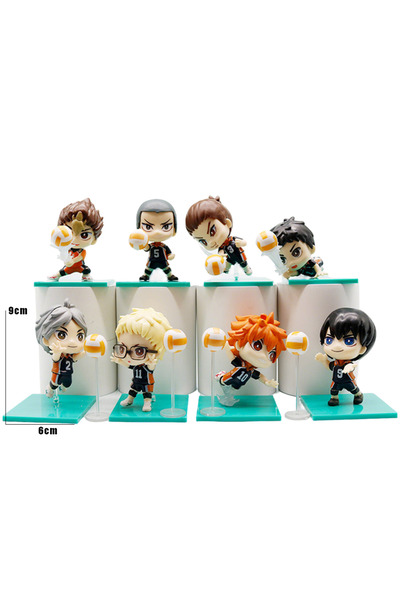 Choice ٨ أكياس OPP، الأكثر مبيعًا، ٨ قطع من شخصيات أنمي هايكيو!! متعددة الشخص...