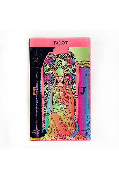 Choice مجموعة أوراق التارو الوردية، 78 قطعة، مجموعة أوراق التارو للتنبؤ والتك...