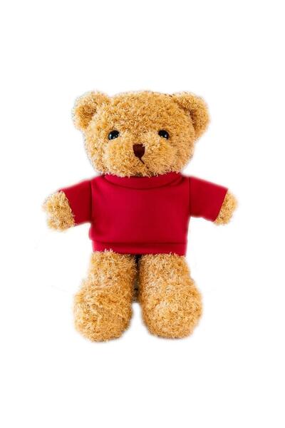 Choice دمية دب تيدي حمراء لطيفة ترتدي سترة، طولها من 11 سم إلى 30 سم، لعبة مح...