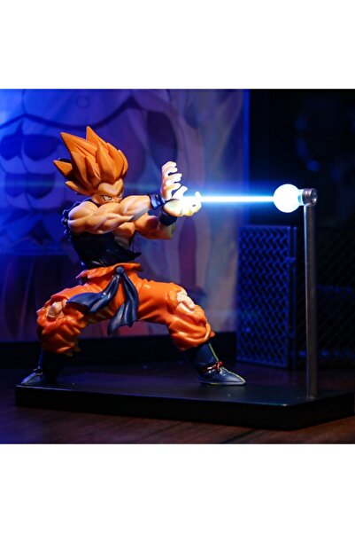 BANDAI مصباح ليلي لشخصية سون غوكو من دراغون بول، يعمل بلمسة أنمي، مصباح ليلي ...