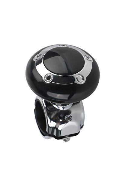 Choice مقبض كروي أسود لعجلة قيادة السيارة مع مقبض دوار