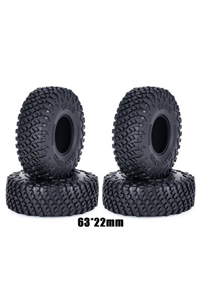 Choice Black-B 1.0 Inch Sticky Soft RC Crawler Tires for 1/24 1/18 Scale High...
