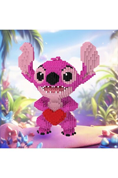 Choice1 مجموعة مكعبات بناء ديزني ستيتش الوردية مقاس واحد للبالغين - مجموعة نم...