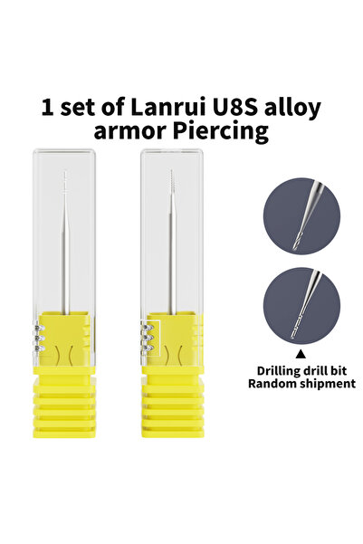 Choice مجموعة مثقاب LANRUI U8S U8S من سبيكة معدنية، مثقاب انزلاقي لإصلاح الهو...