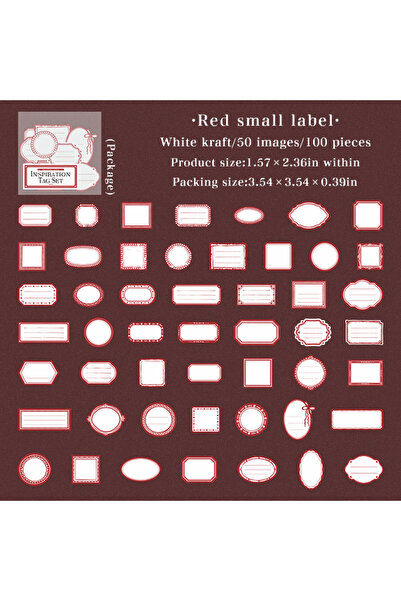 Choice 100 ورقة ملصقات كبيرة فارغة لتمييز الأغراض الشخصية، وصنع سجلات القصاصا...