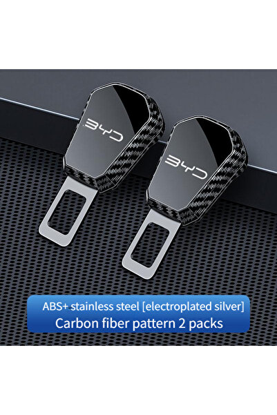 Choice txw-BYD-2pcs Suitable for BYD car seat belt alloy safety belt extensio...