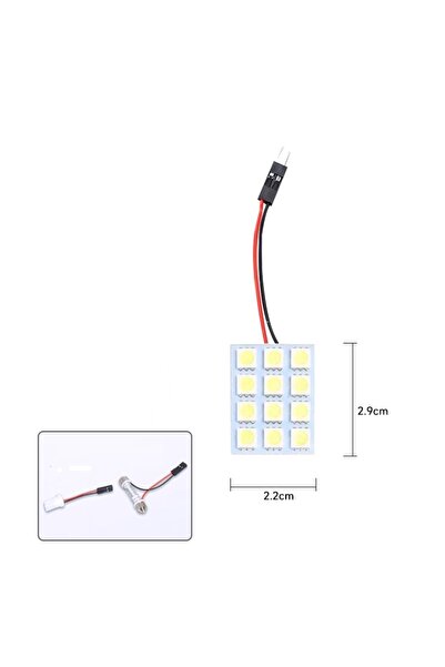 Choice7 لوحة إضاءة LED بيضاء مكونة من 12 مصباح LED، تدعم 6/9/12/15/18/24/30/3...