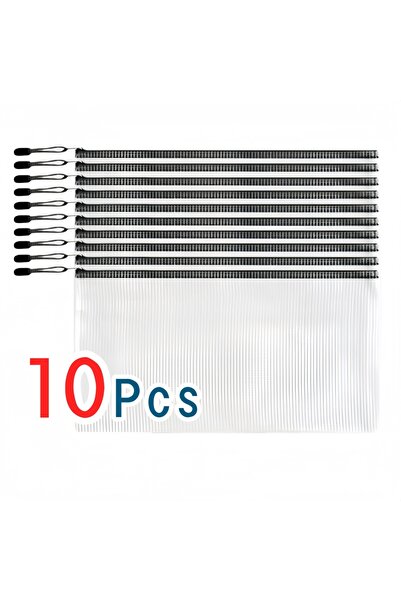 Choice 10Pcs Color 10/30PCS Transparent File Bag Printing Storage Bag Pen Bag...