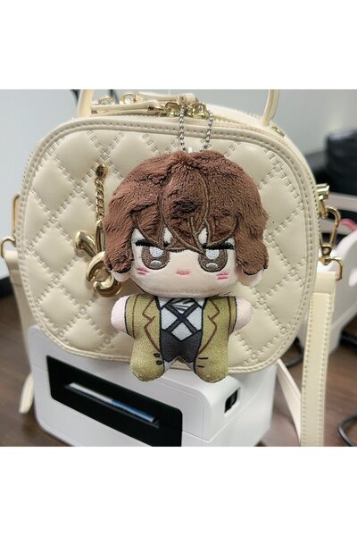 Choice سلسلة مفاتيح قطيفة من أنمي Bungou Stray Dogs، طولها 10 سم، تضم شخصيات ...