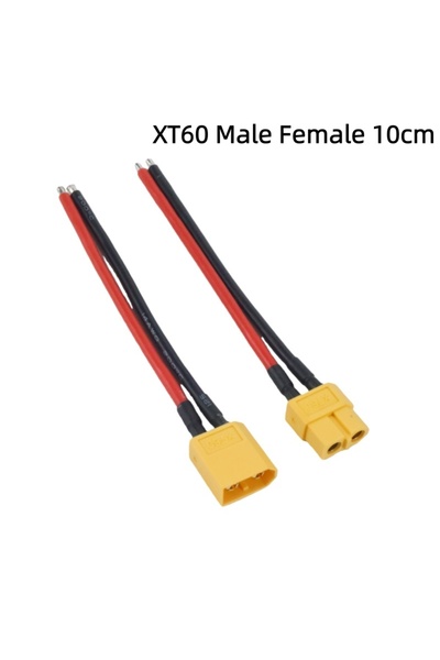 choice2 1pair Male Female XT60 Battery Male Female Connector Plug with 10cm 1...