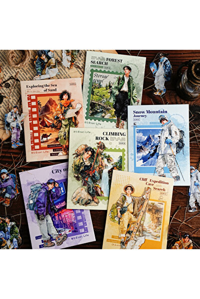 Choice6 ستة نماذج من إيتوري لايف، سلسلة رحلات المغامرة، 15 قطعة، شخصيات استكش...